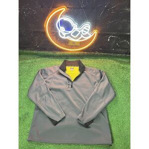 Ogio Endurance Gray Fleece Lined 1/4 Zip Up Longsleeve‎ Shirt Men's Sz LG